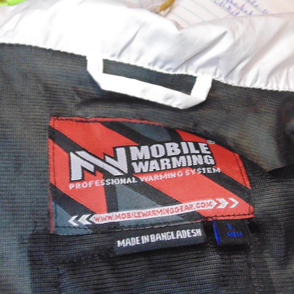 Mobile Heating Wind Shark Phosolite windbreaker Large-NO BATTERY/HEATING ELEMENT - Picture 4 of 5